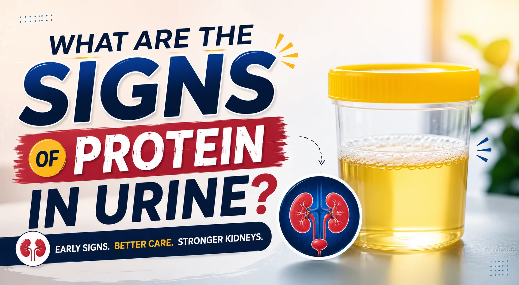 What are the Signs of Protein in urine?